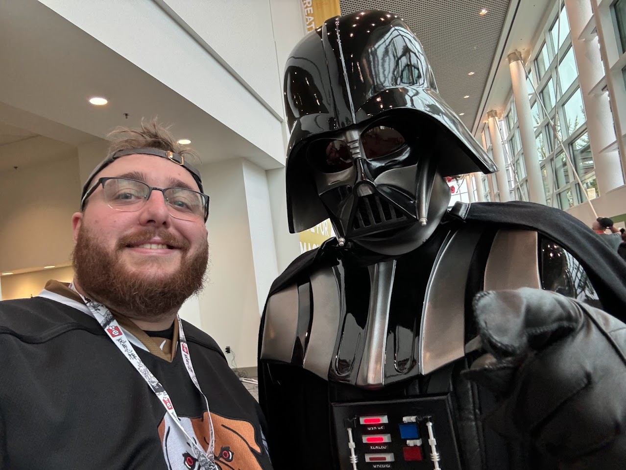My super cool darth vader photo